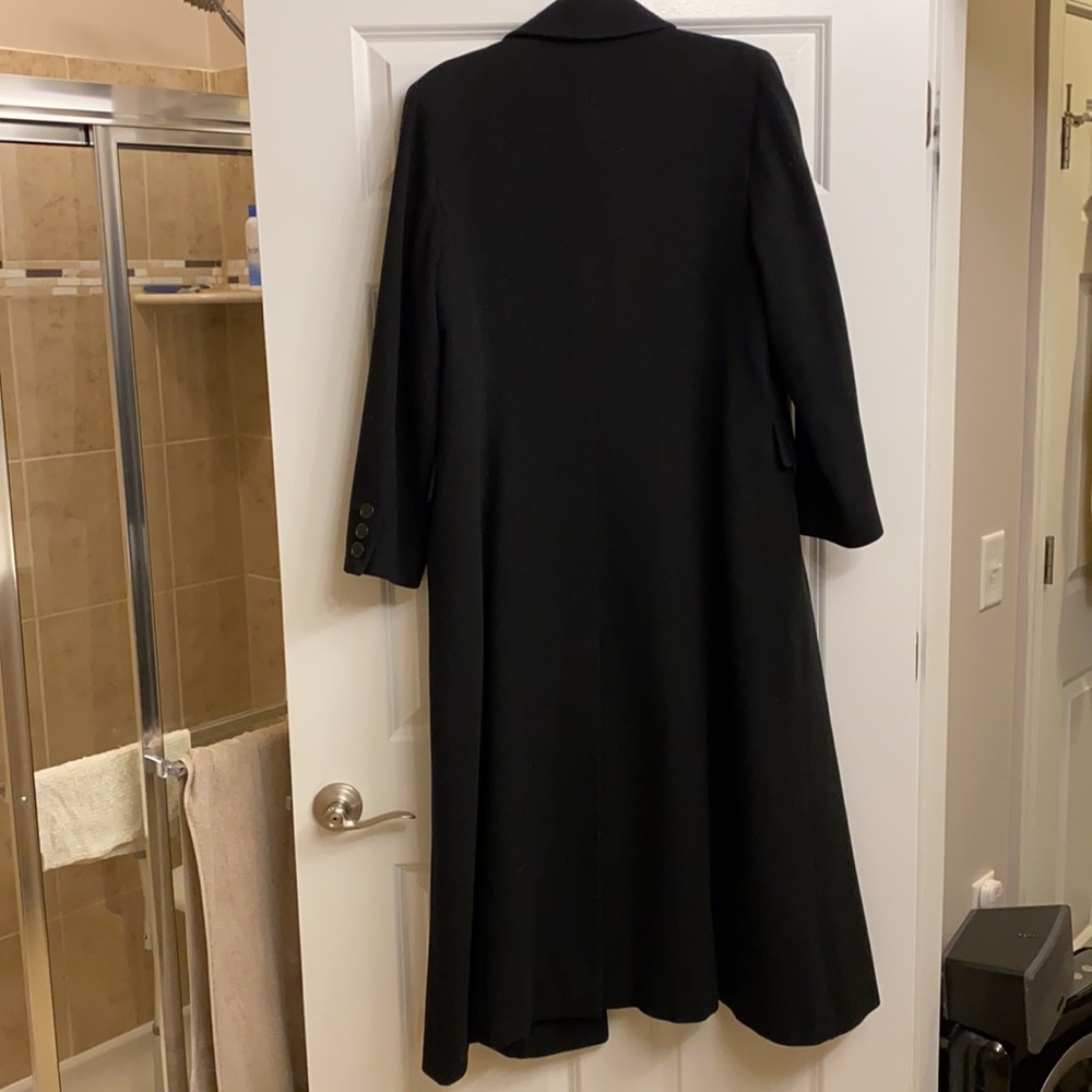 Albert Nipon Black Trench Coat - image 5